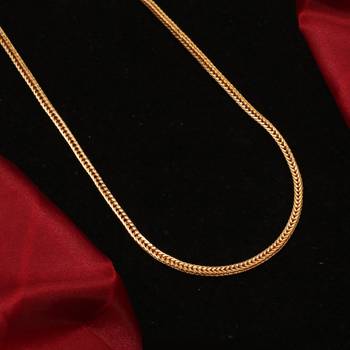Gold plated plain necklaces 3