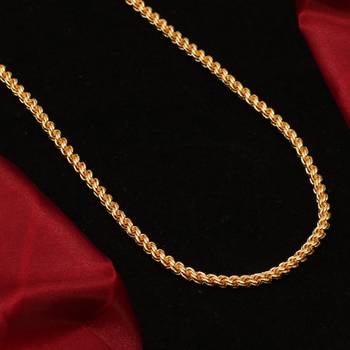Gold plated plain necklaces 3