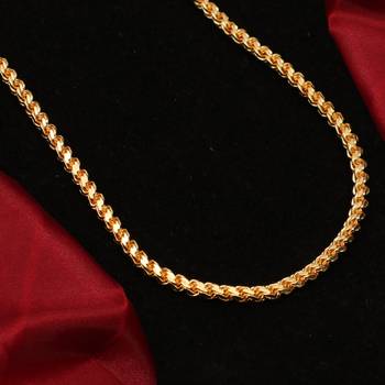 Gold plated plain necklaces 3
