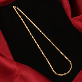 Gold plated plain necklaces 2