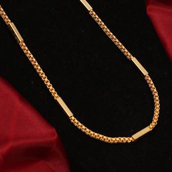 Gold plated plain necklaces 3