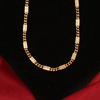 Gold plated plain necklaces 4