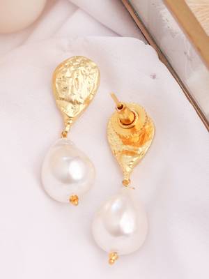 Handcrafted natural drop studs 2