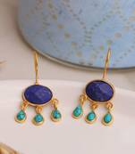 Elegant natural stone drops hook