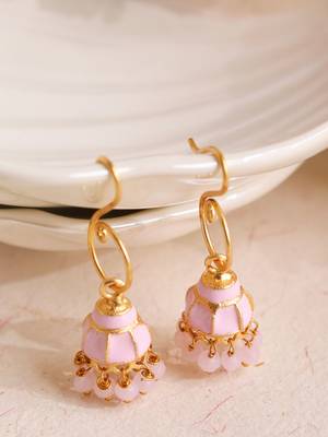 Enamel mini hook jhumki 2