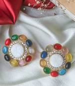 Elegant multi-colour studs