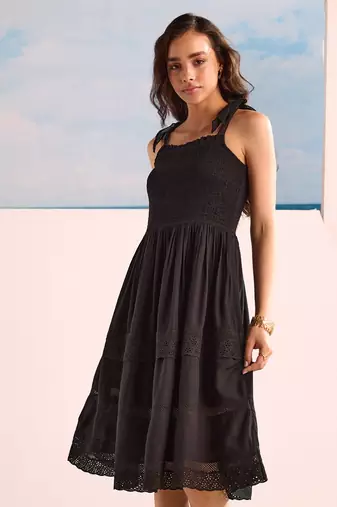 Black short dress