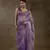 Ready to wear Lavender woven tissue crush one minute saree with blouse piece