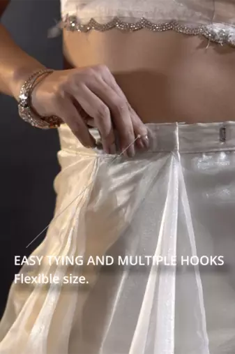 white woven tissue crush one minute saree