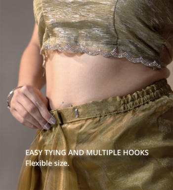 mustard plain tissue silk one minute saree 6