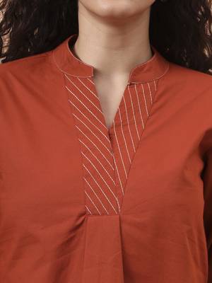 rust cotton regular top 4