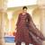 Women red rayon blend floral printed a-line kurta palazzo with dupatta