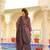 Women red rayon blend floral printed a-line kurta palazzo with dupatta