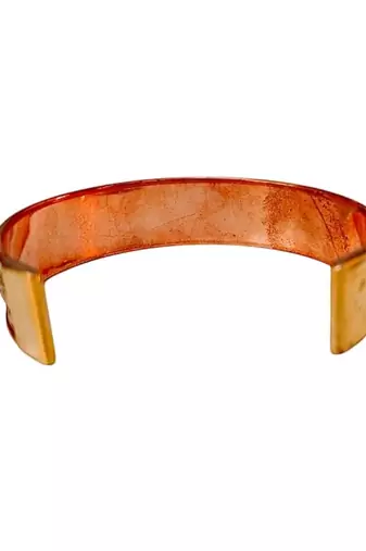 Copper adjustable bangle bracelets kada for men and women copper kada spiritual gorgeous collection ideal gift