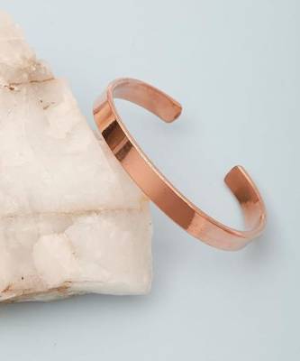 Pure copper tamba kada classic design open kada bracelet for men and women fashion 5