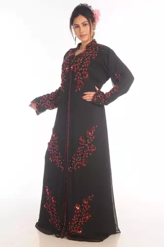 moroccan islamic kaftan floor length bell sleeve for women