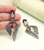 Tangerine orange color fashion earrings