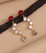 Maroon color amrapali earrings