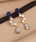 Blue color amrapali earrings