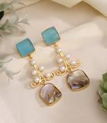 Sky blue color amrapali earrings