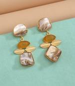 Mustard yellow color amrapali earrings