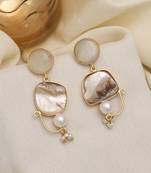 White color amrapali earrings