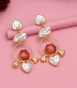 Brown color amrapali earrings