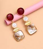 Maroon color amrapali earrings