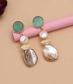 Pista green color amrapali earrings