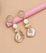 White color amrapali earrings