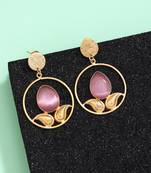 Pretty pink color amrapali earrings