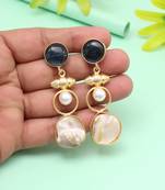 Ocean blue color amrapali earrings