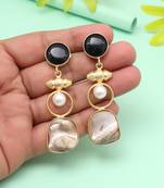 Midnight black color amrapali earrings