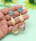 Classic white color amrapali earrings