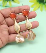 Rustic brown color amrapali earrings