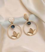 Indigo blue color amrapali earrings