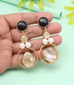 Matte black color amrapali earrings