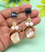 River blue color amrapali earrings