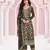 Mahendi color pure jacquard viscose ceremonial salwar kameez