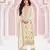 White color pure jacquard viscose ceremonial salwar kameez