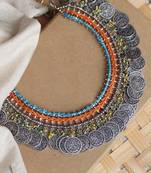 Sada bahar coin necklace