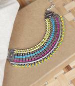 Rainbow choker necklace