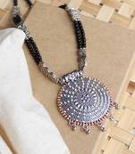 Dana chakra embossed necklace