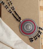 Black drops classic necklace