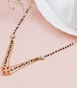 16" - 18.5" quad kundan mangalsutra