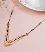 16" - 18.5" quad kundan mangalsutra