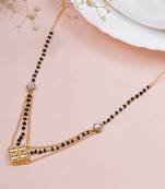 16" - 18.5" quad kundan mangalsutra