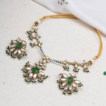 Floral grace choker set 1