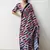ready to wear multi chinnon digital print & lace border saree