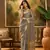 Grey khadi organza woven jacquard traditional festive wear saree